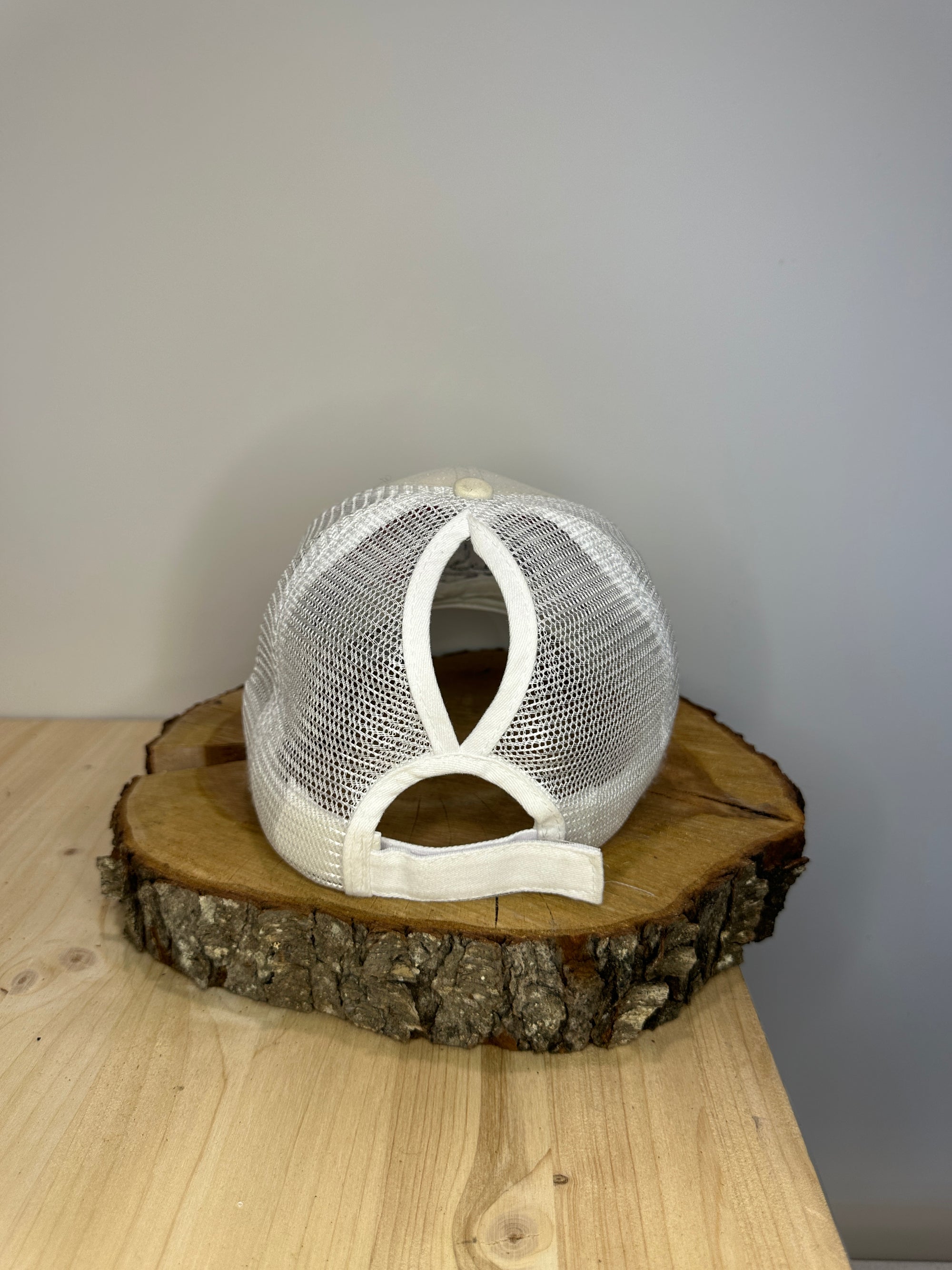 Casquette "Bling Bling" blanche MPV
