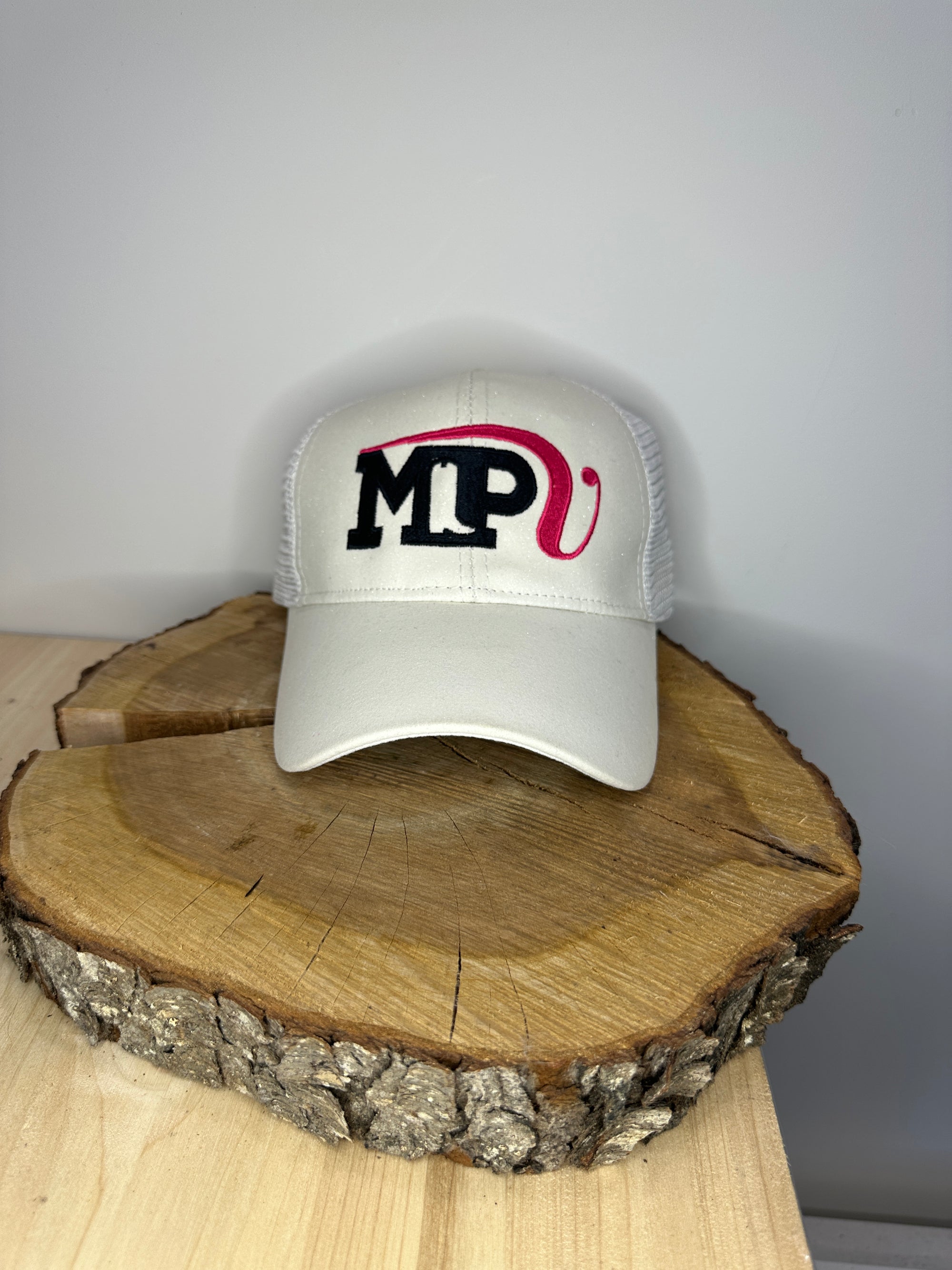 Casquette "Bling Bling" blanche MPV