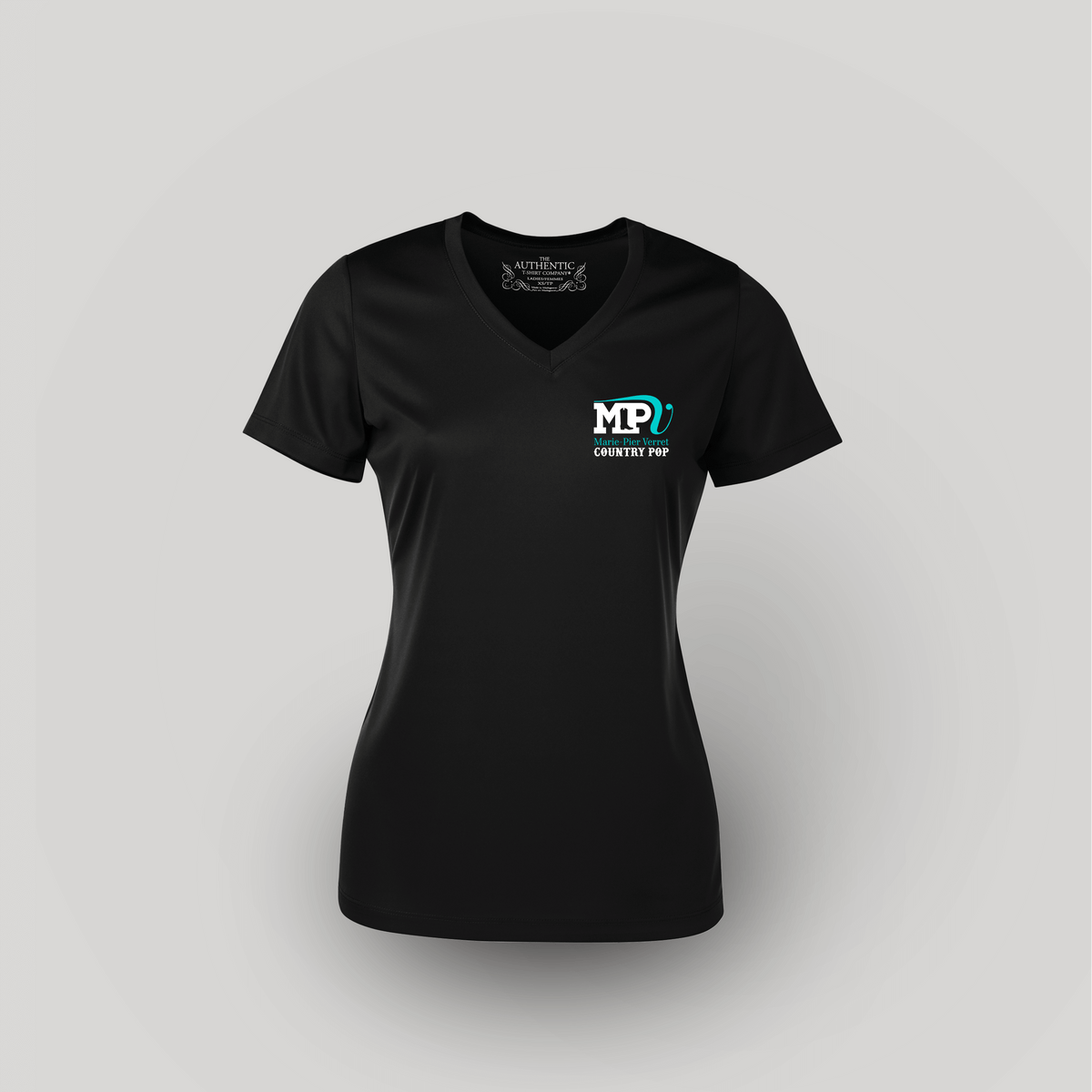 T-shirt manches courtes col en V femme MPV | Académie danse ta vie