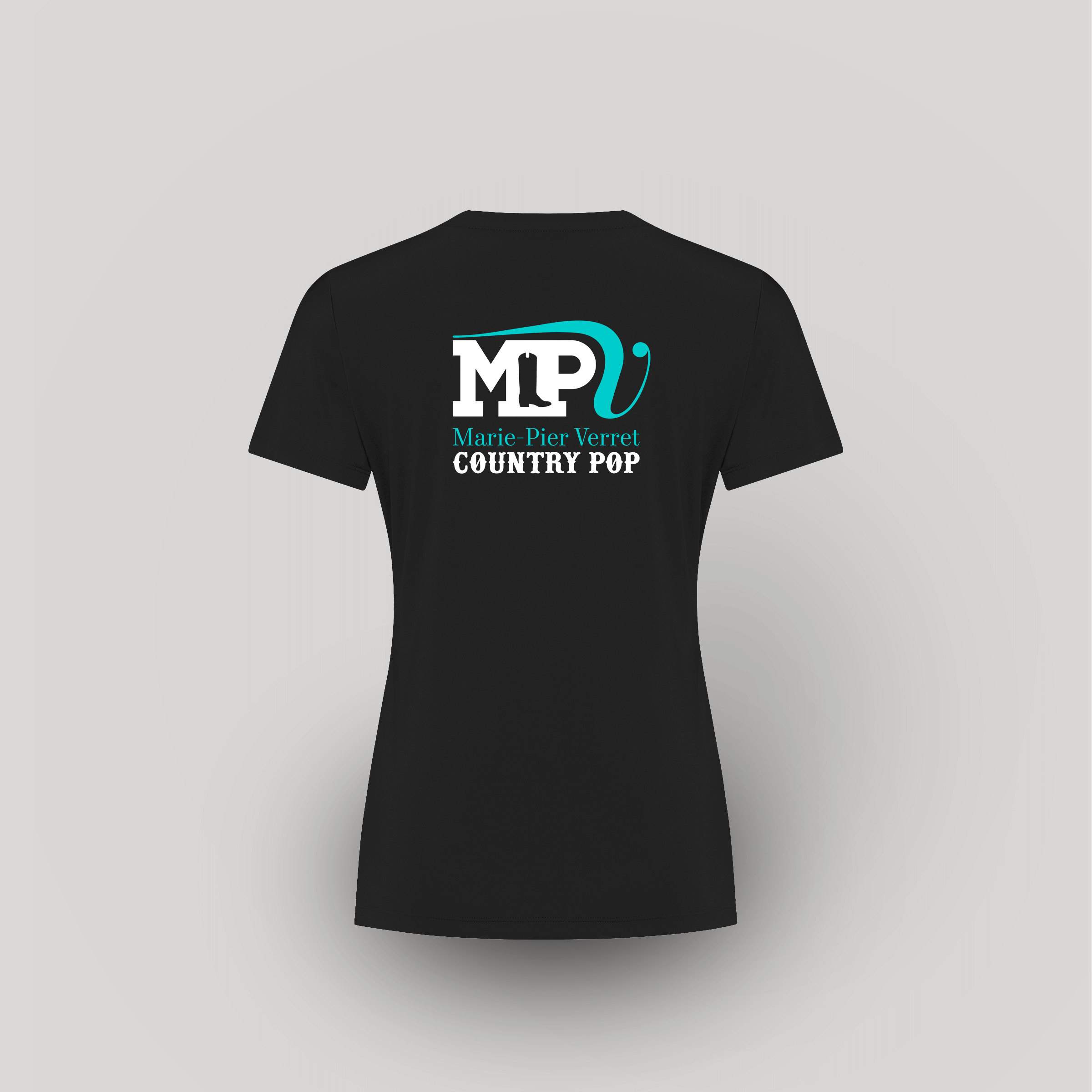 T-shirt manches courtes col en V femme MPV | Académie danse ta vie