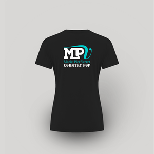 T-shirt manches courtes col en V femme MPV | Académie danse ta vie